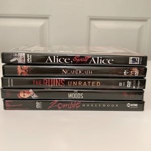 DVD Horror Bundle Lot of 5 Films
